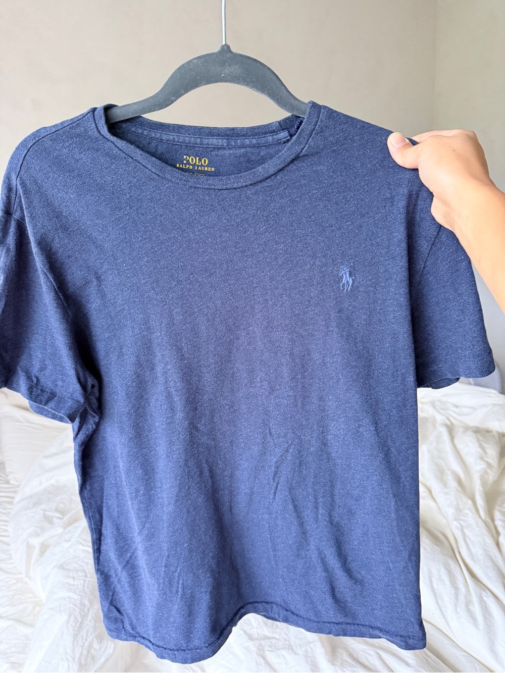 Polo by Ralph Lauren Heathered Navy Short-Sleeve Crewneck Tee